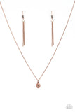 Paparazzi "Live For Love" Copper Necklace & Earring Set Paparazzi Jewelry