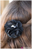 Paparazzi "Compare and Contrast" Black Hair Clip Paparazzi Jewelry