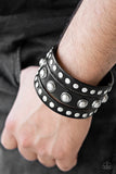 Paparazzi "Win Your Spurs" Black Bracelet Unisex Paparazzi Jewelry