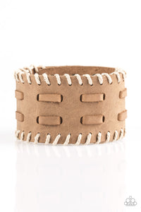 Paparazzi "West RIDE Story" Brown Urban Bracelet Unisex Paparazzi Jewelry