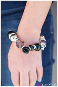 Paparazzi "Only Time Will Tell - Black " bracelet Paparazzi Jewelry