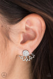 Paparazzi "A Fan Fave" White Post Earrings Paparazzi Jewelry