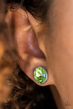 Paparazzi "Stunning Shine" Green Post Earrings Paparazzi Jewelry
