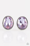 Paparazzi "Stunning Shine" Purple Post Earrings Paparazzi Jewelry