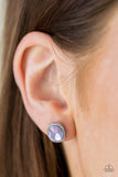 Paparazzi "Stunning Shine" Purple Post Earrings Paparazzi Jewelry