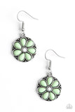 Paparazzi "MARIGOLD Rush" Green Earrings Paparazzi Jewelry