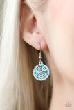 Paparazzi VINTAGE VAULT "Colorfully Capricious" Blue Earrings Paparazzi Jewelry