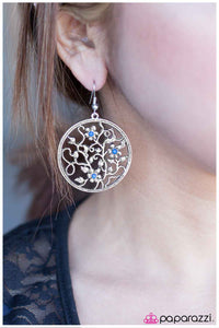 Paparazzi "An Enchanted Forest" Blue Earrings Paparazzi Jewelry