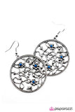 Paparazzi "An Enchanted Forest" Blue Earrings Paparazzi Jewelry