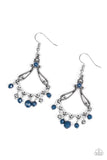 Paparazzi "Dazzling Date Night" Blue  Earrings Paparazzi Jewelry