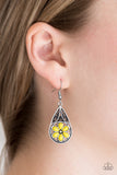 Paparazzi "Countryside Cottage" Yellow Earrings Paparazzi Jewelry