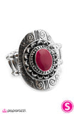 Paparazzi "Step Up to the Plate - Pink" ring Paparazzi Jewelry