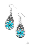 Paparazzi "Countryside Cottage" Blue Earrings Paparazzi Jewelry