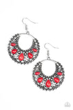 Paparazzi "Desert Springs" Red Earrings Paparazzi Jewelry