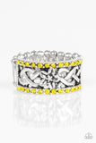 Paparazzi "Tropical Springs" Yellow Ring Paparazzi Jewelry