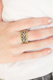 Paparazzi "Tropical Springs" Yellow Ring Paparazzi Jewelry