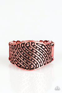 Paparazzi VINTAGE VAULT "Desert Waves" Copper Ring Paparazzi Jewelry