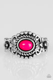 Paparazzi VINTAGE VAULT "All Summer Long" Pink Ring Paparazzi Jewelry