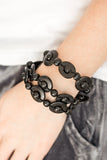 Paparazzi "Cancun Catch" Black Bracelet Paparazzi Jewelry