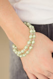 Paparazzi "Modestly Modest" Green Bracelet Paparazzi Jewelry