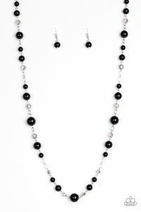 Paparazzi VINTAGE VAULT "Make Your Own LUXE" Black Necklace & Earring Set Paparazzi Jewelry