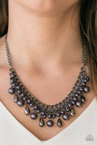 Paparazzi "Imperial Idol" Black Necklace & Earring Set Paparazzi Jewelry