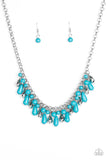 Paparazzi VINTAGE VAULT "Coastal Cabanas" Blue Necklace & Earring Set Paparazzi Jewelry