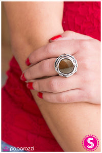 Paparazzi "It Must Be Fate - Brown" ring Paparazzi Jewelry