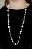 Paparazzi "Make Your Own LUXE" White Necklace & Earring Set Paparazzi Jewelry