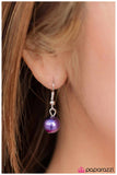Paparazzi "Heart of the Matter" Purple Necklace & Earring Set Paparazzi Jewelry