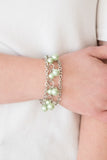 Paparazzi "Manhattan Musical" Green Bracelet Paparazzi Jewelry