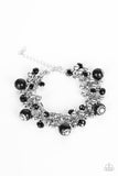 Paparazzi "Pretty In Posh" Black Bracelet Paparazzi Jewelry