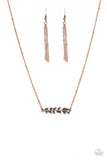 Paparazzi "Beautifully Branching" Copper Necklace & Earring Set Paparazzi Jewelry