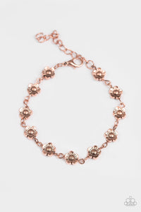 Paparazzi "Definitely Daisy" Copper Bracelet Paparazzi Jewelry