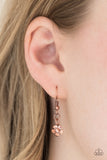 Paparazzi "Daisy Do-Si-Do" Copper Floral Daisy Necklace & Earring Set Paparazzi Jewelry