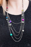 Paparazzi "Radiant Renegade" Multi Necklace & Earring Set Paparazzi Jewelry