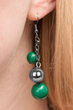 Paparazzi "Radiant Renegade" Green Necklace & Earring Set Paparazzi Jewelry