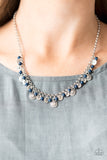 Paparazzi "Fashion Formal" Blue Necklace & Earring Set Paparazzi Jewelry