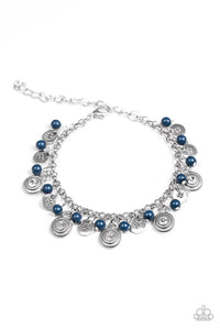 Paparazzi "Pure Luxe" Blue Bracelet Paparazzi Jewelry