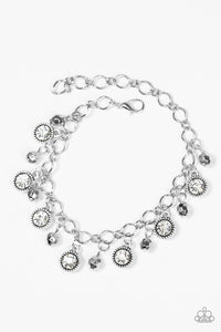 Paparazzi "Stratosphere Shimmer" White Bracelet Paparazzi Jewelry