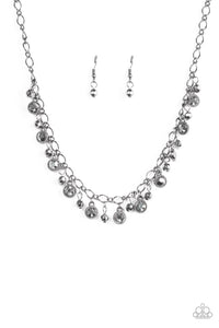 Paparazzi "City Couture" Black Necklace & Earring Set Paparazzi Jewelry