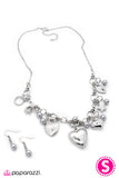 Paparazzi "When You Wish Upon A Star" Silver Necklace & Earring Set Paparazzi Jewelry