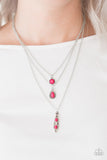 Paparazzi "Tahitian Princess" Pink Necklace & Earring Set Paparazzi Jewelry