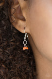 Paparazzi VINTAGE VAULT "Desert Trance" Orange Necklace & Earring Set Paparazzi Jewelry
