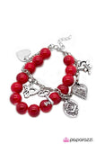 Paparazzi "Oh, So Charming" Red Bracelet Paparazzi Jewelry