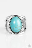 Paparazzi "Canyon Cache" Blue Turquoise RIng Paparazzi Jewelry