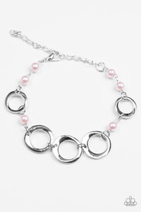 Paparazzi VINTAGE VAULT "Poised and Polished" Pink Bracelet Paparazzi Jewelry