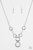 Paparazzi "Perfectly Poised" Pink Necklace & Earring Set Paparazzi Jewelry