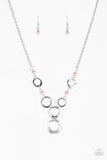 Paparazzi "Perfectly Poised" Brown Necklace & Earring Set Paparazzi Jewelry