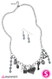Paparazzi "Better To Have Loved..." Gray Necklace & Earring Set Paparazzi Jewelry